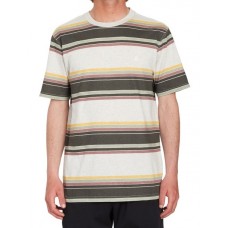 Camiseta Manga Corta Volcom Bandstone Crew Blanca